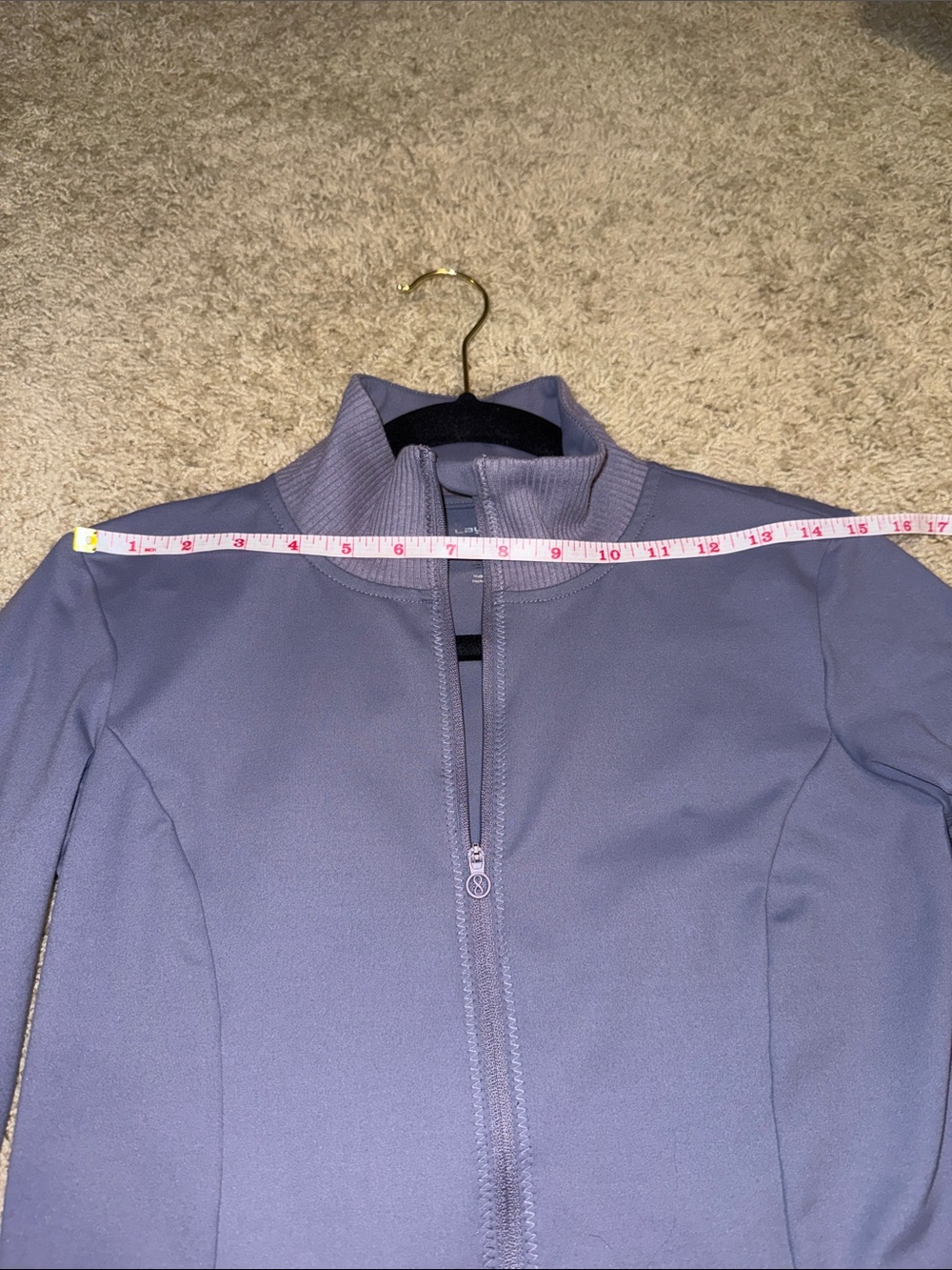 Layer 8 Lavender Zip-Up Athletic Activewear Jacket // XS - Picture 6 of 9